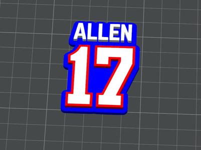 buffalo bills josh allen 17