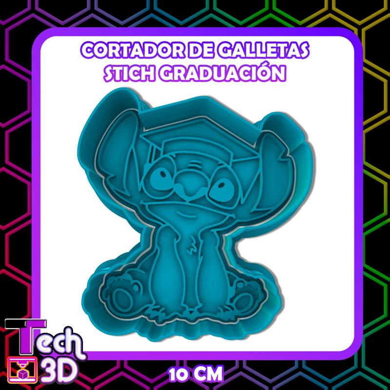 STICH GRADUATION COOKIE CUTTER / GRADUATED STITCH COOKIE CUTTER