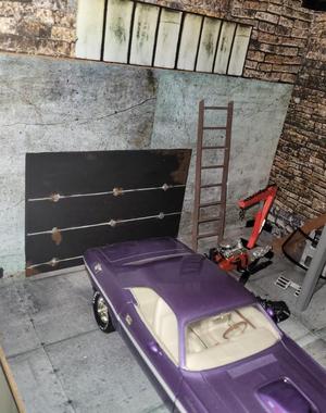 1/24 Porte de garage H / Garage door H diecast