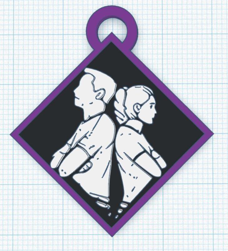 Keychain Dead By Daylight - Better Together