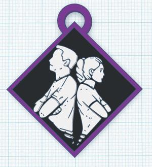 Keychain Dead By Daylight - Better Together