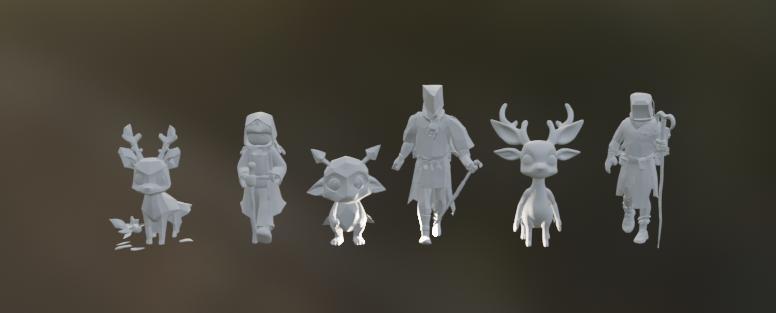 FREE Low-Poly Miniature Adventure Starter Pack