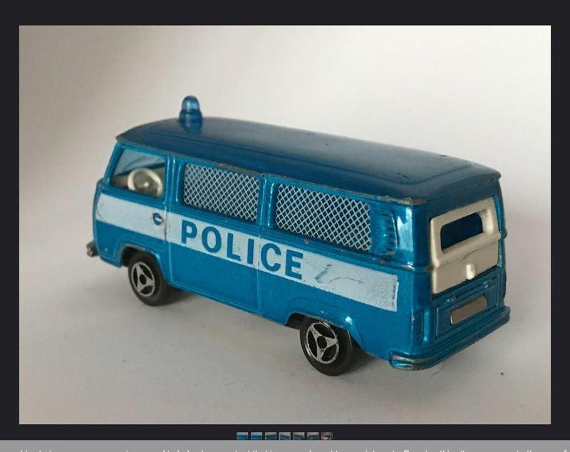 Majorette 244 Fourgon Vw T2 Rear Door Tailgate