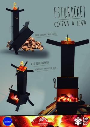 Rocket Stove Cocina