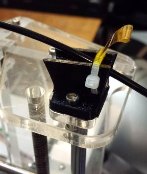 Filament Guide fo a Prusa i3 acrylic frame