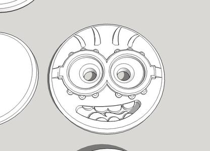 Minion Shirt Button