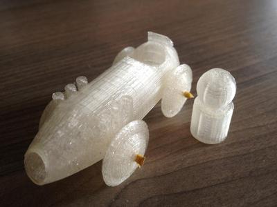 Toothpick Race Car