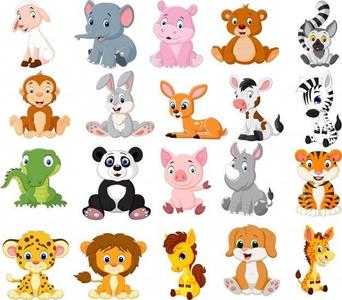 animal keychain pack