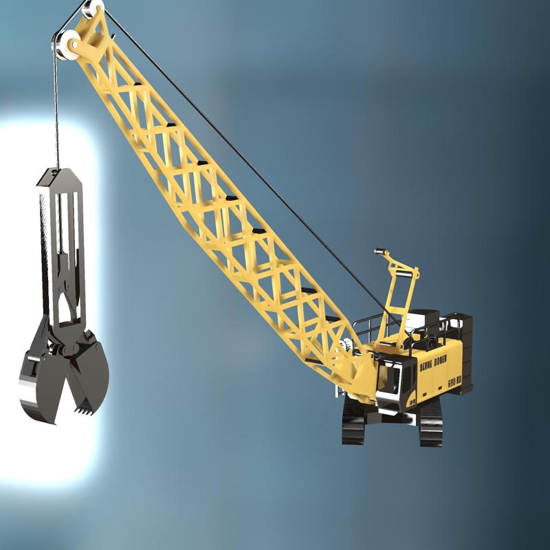 EXCAVATOR ELEVATOR CAR VEHICLE TRACTOR G1 EXCAVATOR CAROLA CRANE TRUCK TRAILER CHAIN HOOK