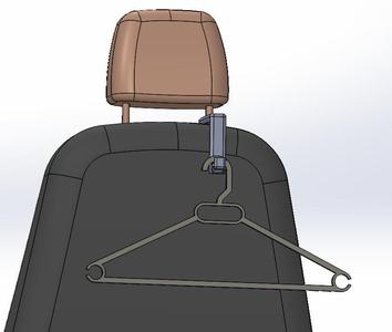 Car seat hook
