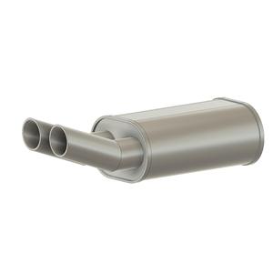 1/24 SCALE SLASHCUT DUAL(3.3DIA) MUFFLER EXHAUST PIPE(OVAL MM)