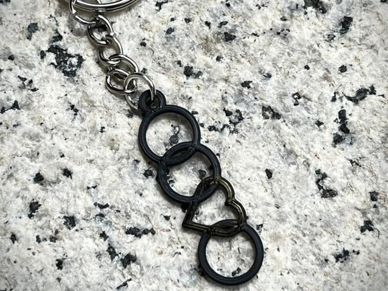 LOVE AUDI Keychain