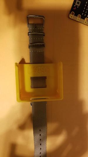 micro:bit Watch Frame with battery compartment