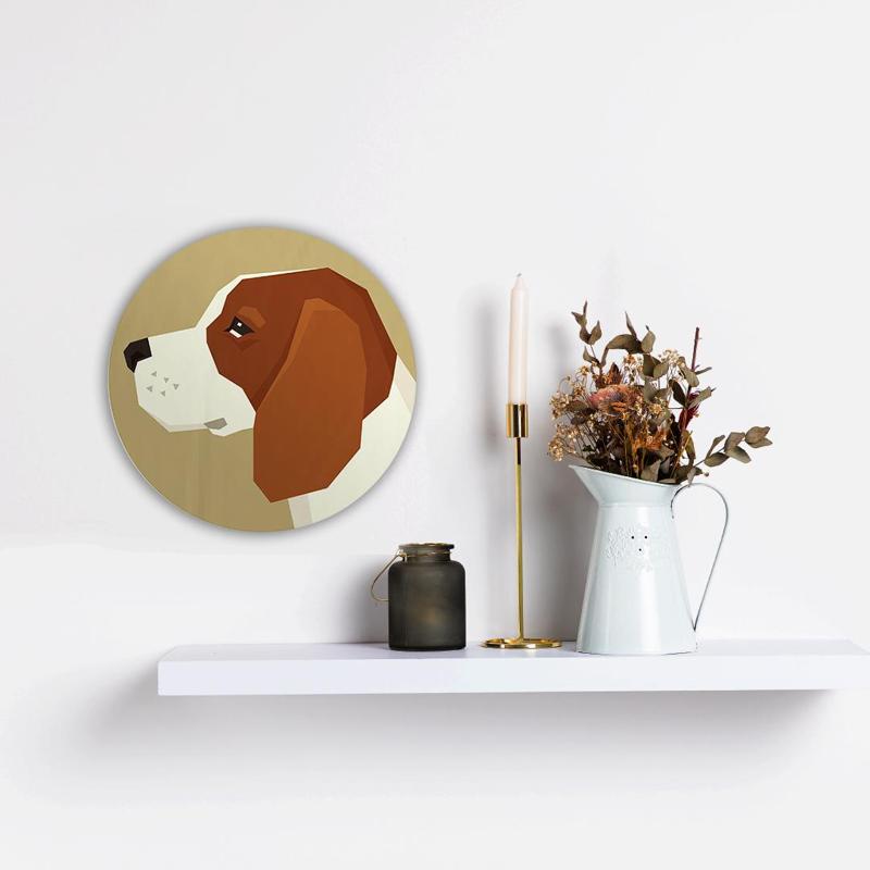 Beagle  - Fully customizable dog breed wall art