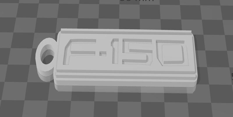 Ford F-150 Flag Keyring #2