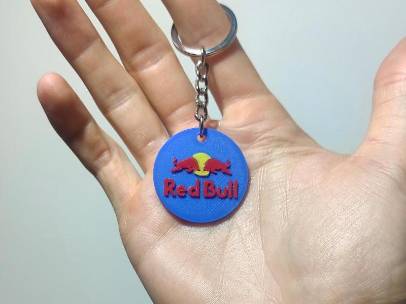 Redbull keychain