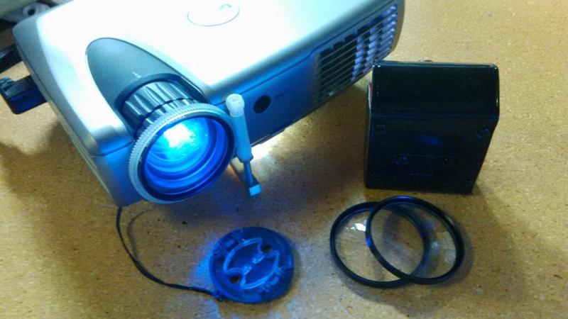 Projector Throw Adjustment Lens Assembly - 3D Printing / Structured Light Scanning