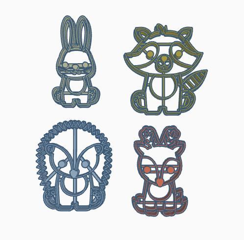 animals cookie cutters