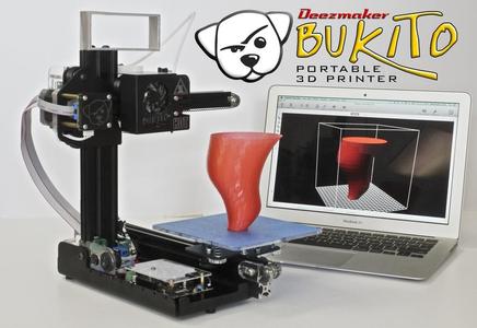 Bukito Portable Open Source 3D Printer