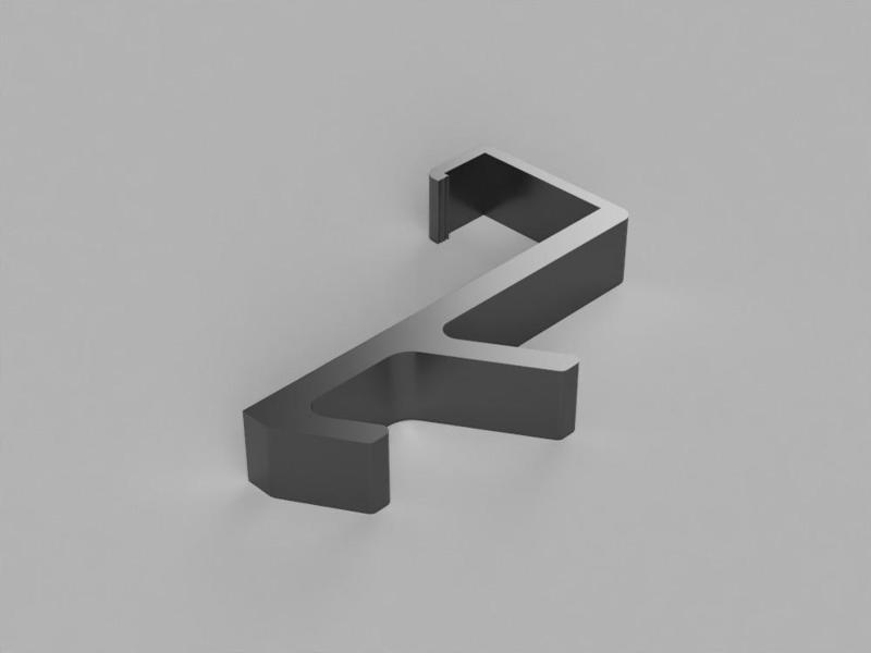 Cubical Coat Hook (52mm)