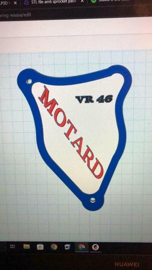 am6  sprocket pack cover motard vr46 fantic beta