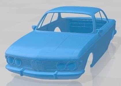 BMW E9 1968 Printable Body Car