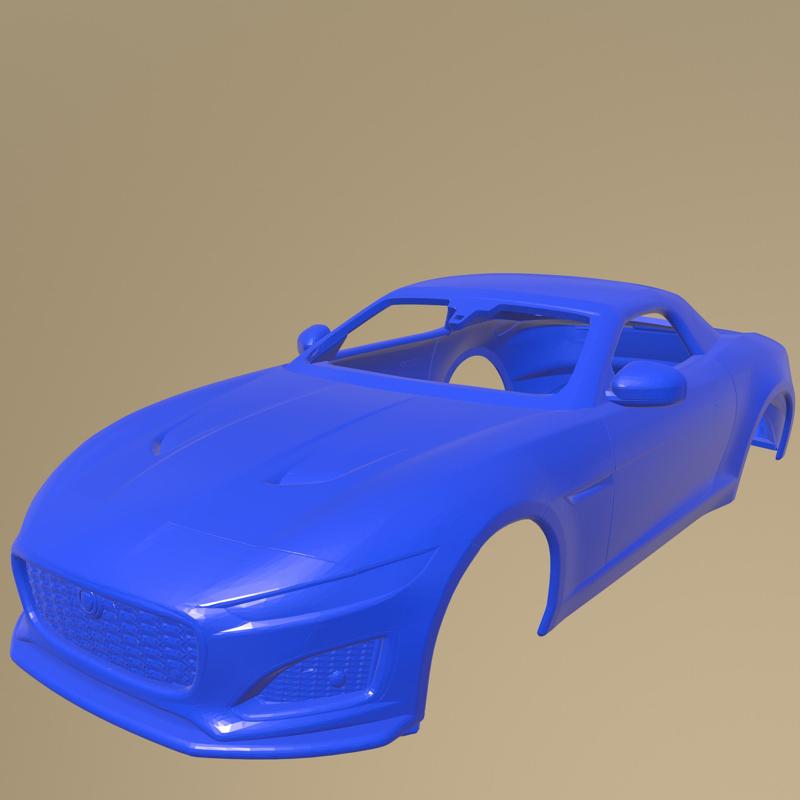 Jaguar F-Type Regular Convertible 2021 PRINTABLE CAR BODY