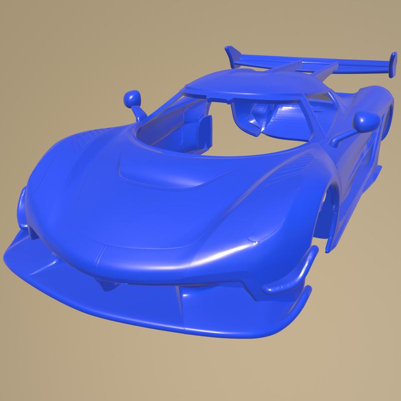 Koenigsegg Jesko 2020 PRINTABLE CAR BODY