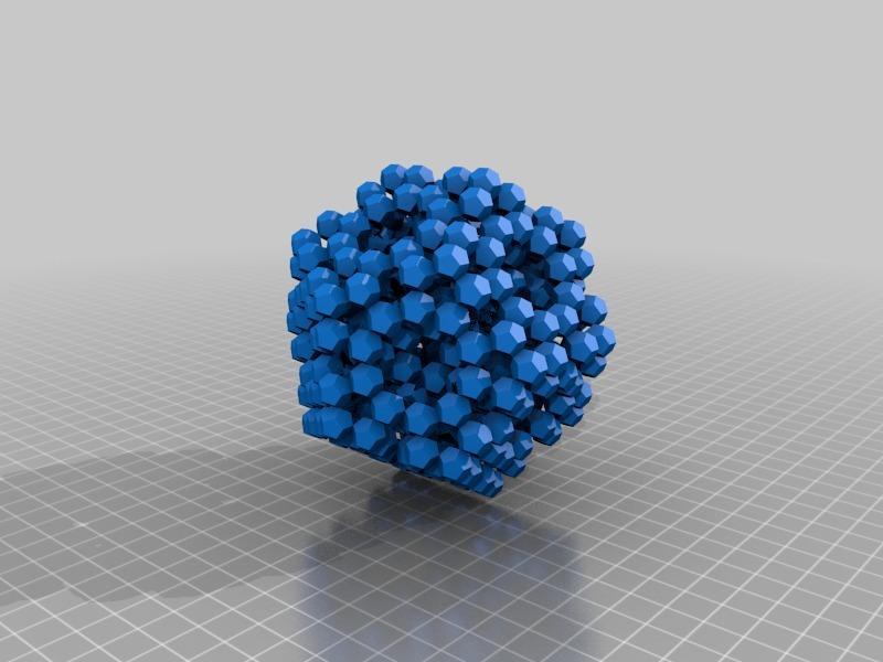Dodecahedron array with symmetry