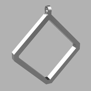 Letter O Greek Style Necklace Amulet