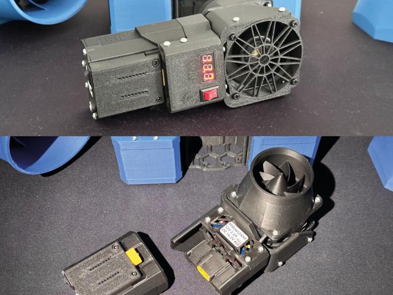 Mini ultra powerful portable jet fan