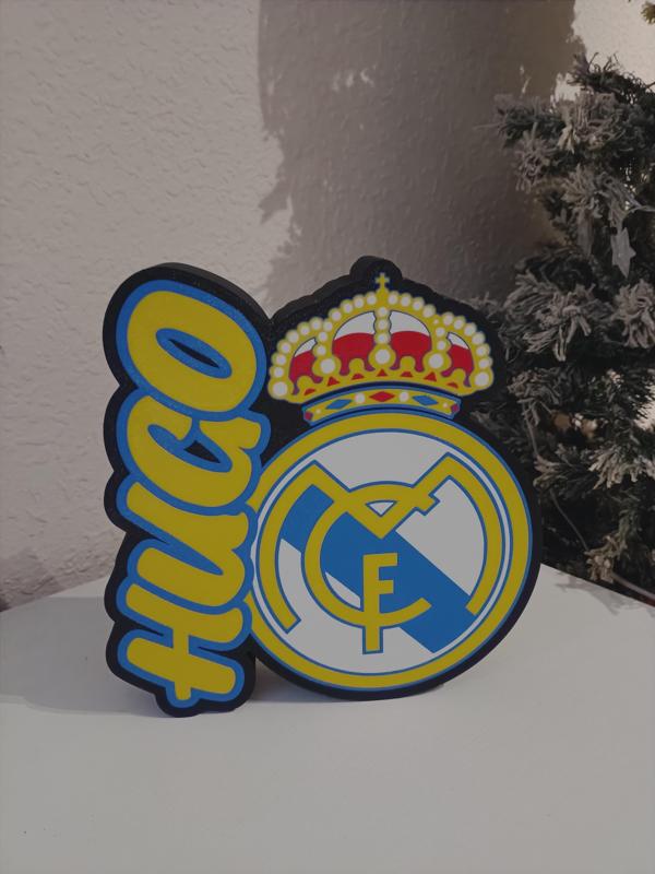 PERSONALIZED LAMP REAL MADRID