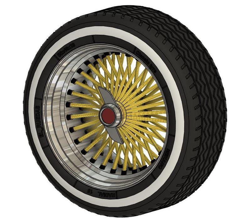 Lowrider Wire Wheel