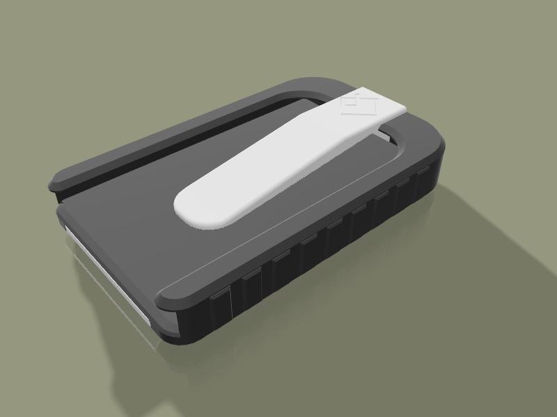 Credit cards holder + banknote