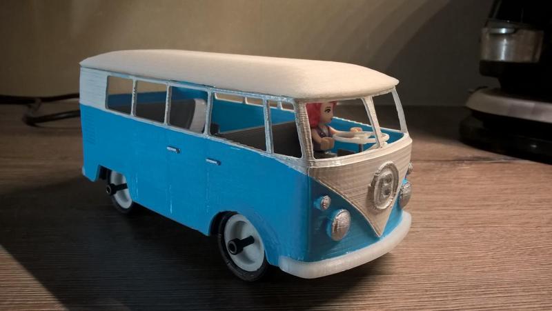 VW caravan for Lego friends characters