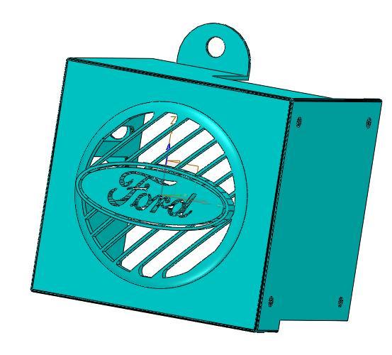 Ford-Theme Ender3Guard V2: Precision Fan Cover