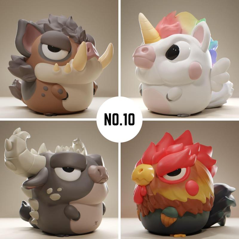 Grumpii 3D Printable Files - Chubbii Monsters - Pack 10