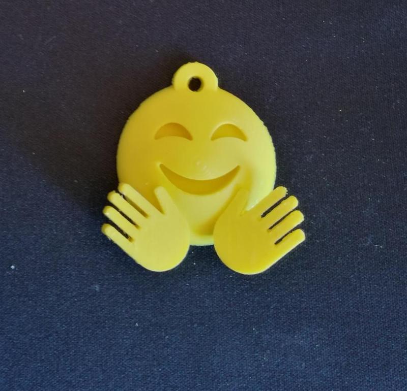 Emoji Hug Keychain