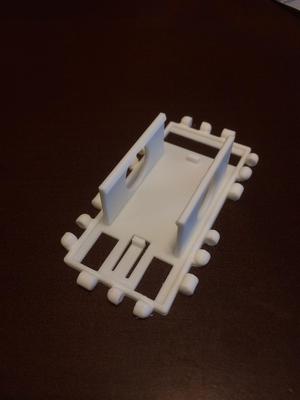 Speacialty Polypanel: Battery Holder Two Squares