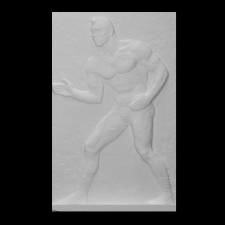 Memorial relief of Georg Lurich