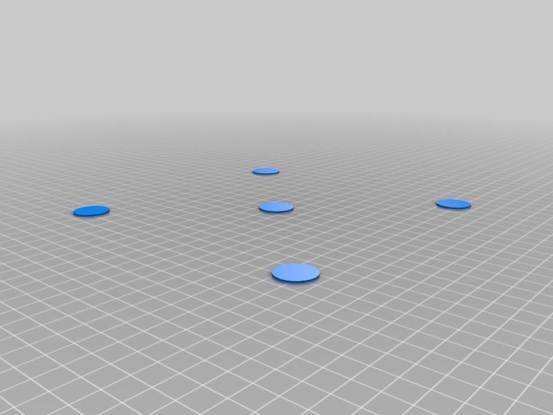 Z axis calibration coins