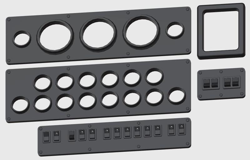 Instruments and switches for Scarab 38 KV - Version 2