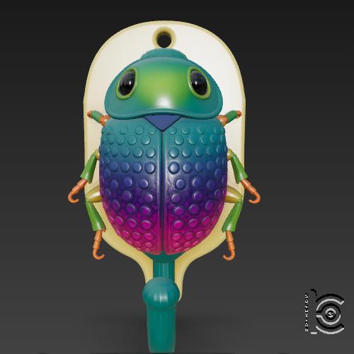 Rainbow Scarab - Psychedelic Jungle Edition