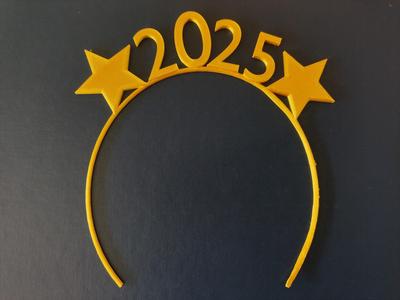 2025 headband- New years headband