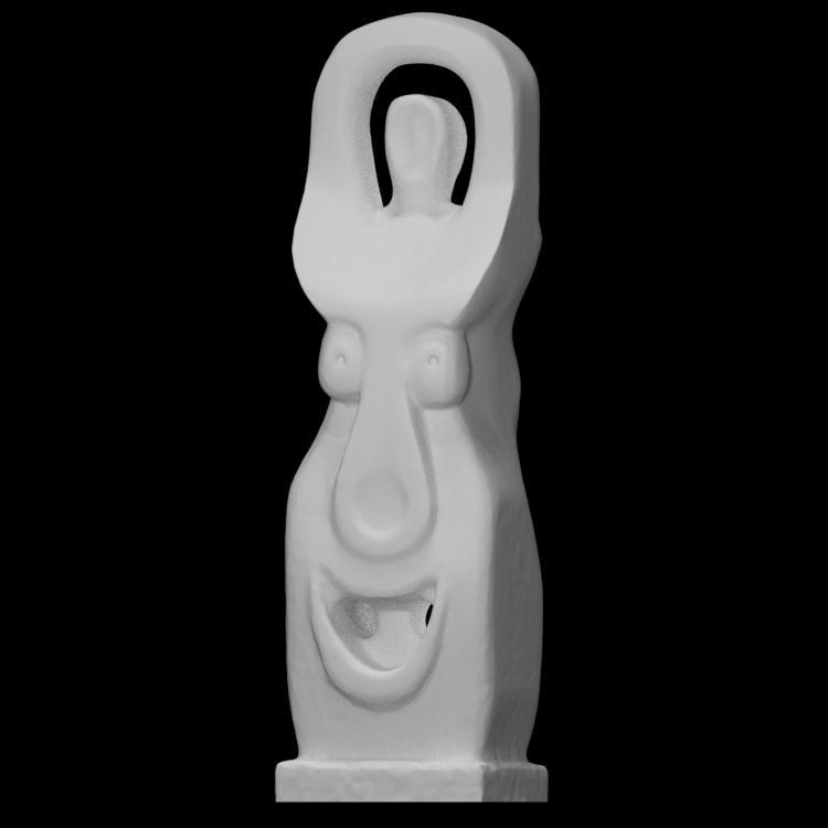 The woman vision between reality and fantasy