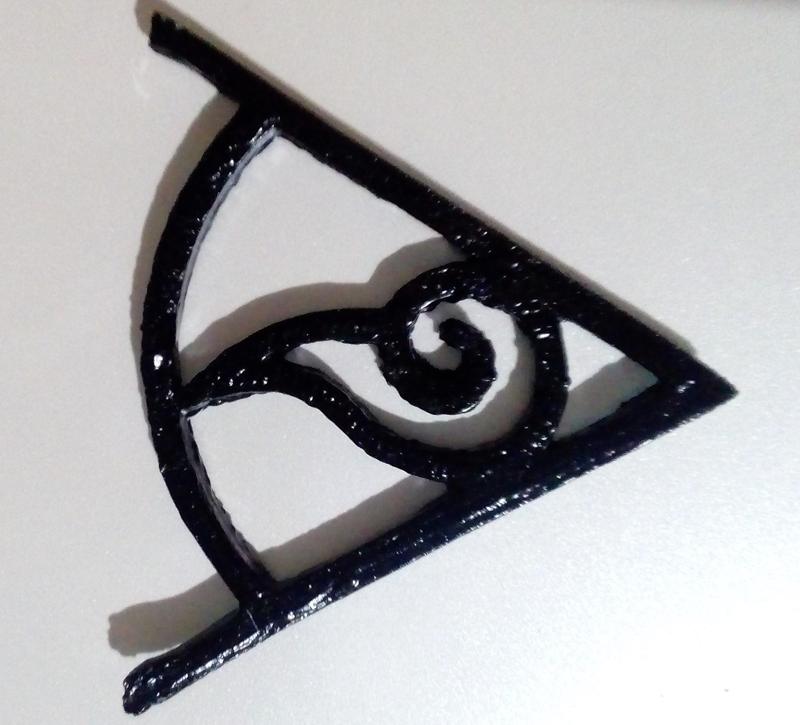 The Hyuuga clan symbol for Keychain or Pendant