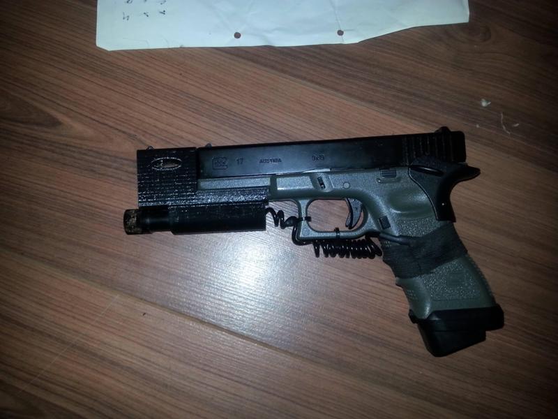 Tokio Marui Glock 17 Laser holder Kompensator