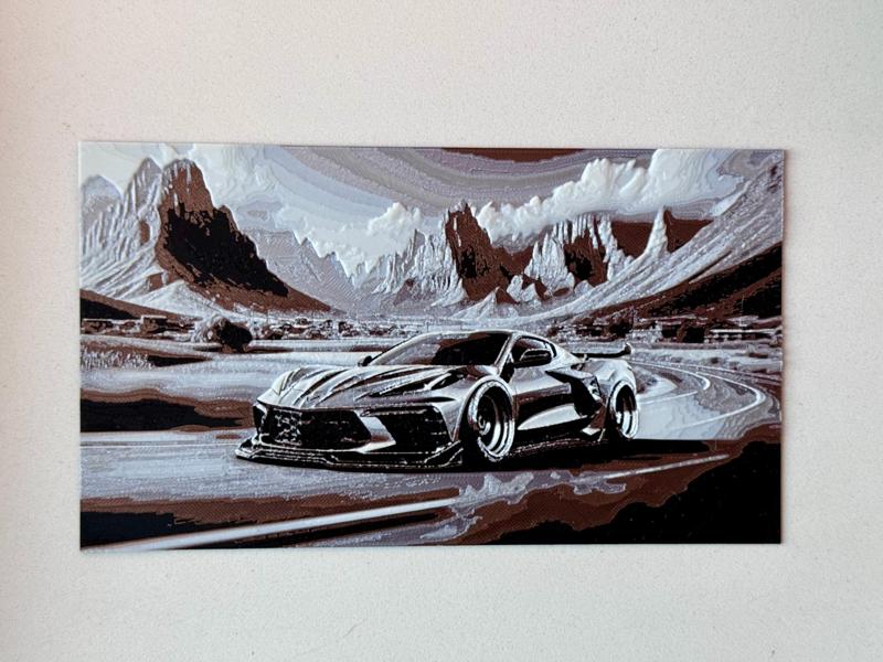 Corvette C8 Stingray hueforge