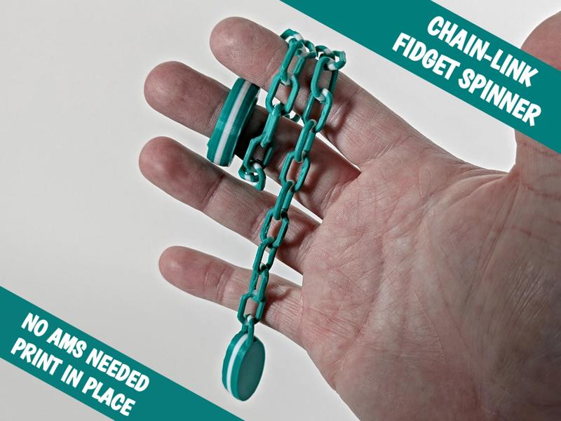 Chain-Link Fidget Spinner