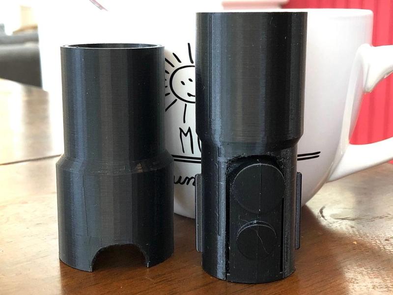 Dyson v7/8/10 1" Sch40 PVC Wand Adapter